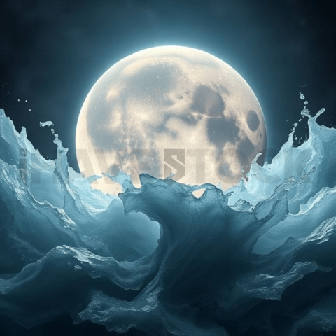 Moonstone Turbulent Flow Background