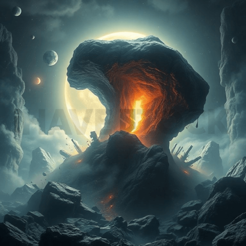 Moonstone Vortex Collapse Background