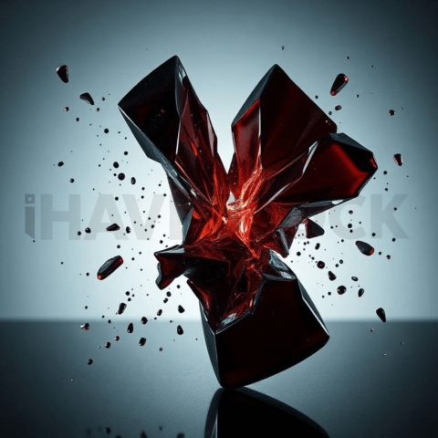 Obsidian Glass Angular Break Background