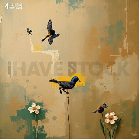 Painterly Oil Cinematic Background