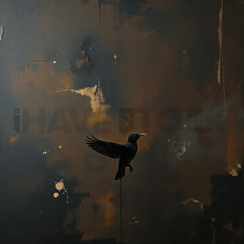 Painterly Oil Dark Background