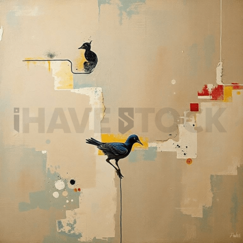 Painterly Oil Elegant Background