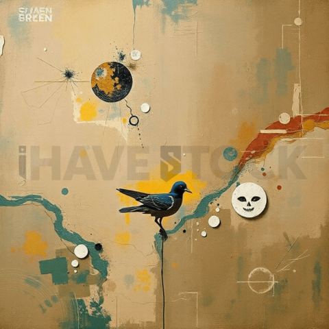 Painterly Oil High Detail Background