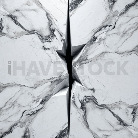 Polished Marble Angular Break Background