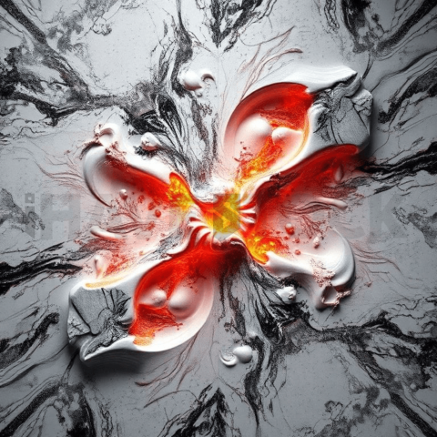 Polished Marble Heat Warp Background