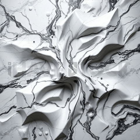 Polished Marble High Density Warp Background