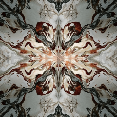 Polished Marble Lens Distortion Background