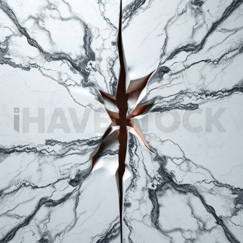 Polished Marble Tension Tear Background