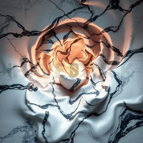Polished Marble Vortex Collapse Background