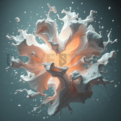 Porcelain Fracture Bloom Background