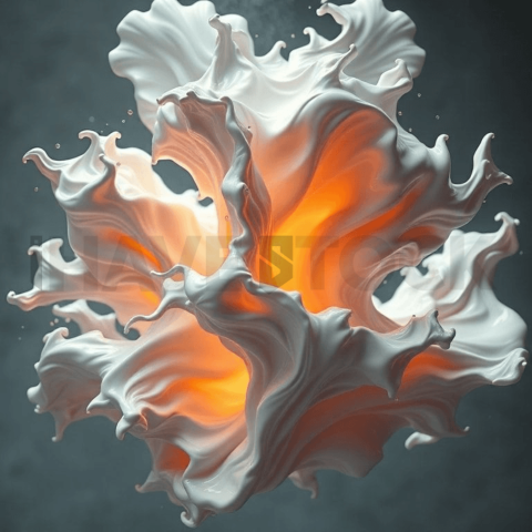 Porcelain Heat Warp Background