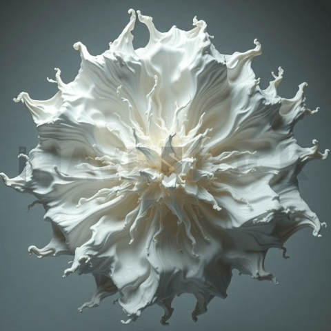 Porcelain Radial Implosion Background