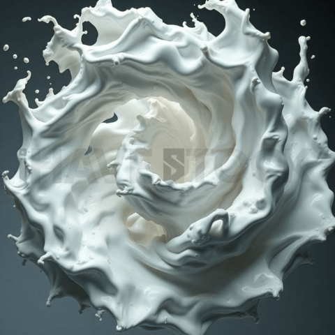 Porcelain Spiral Displacement Background