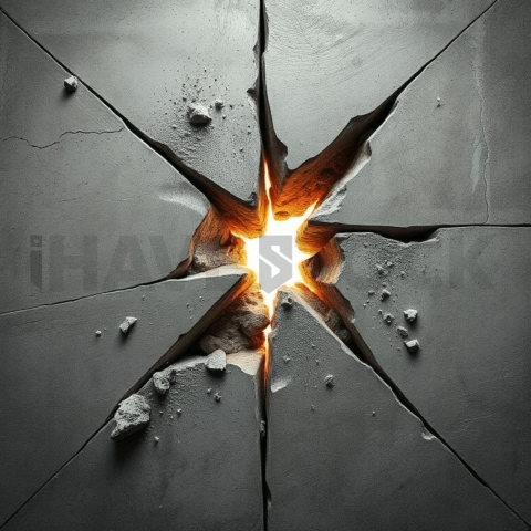 Raw Cement Angular Break Background