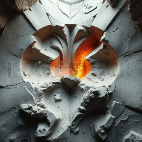 Raw Cement High Density Warp Background