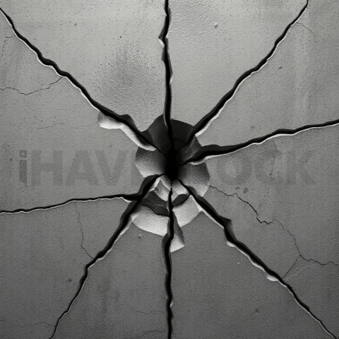 Raw Cement Micro Crack Web Background