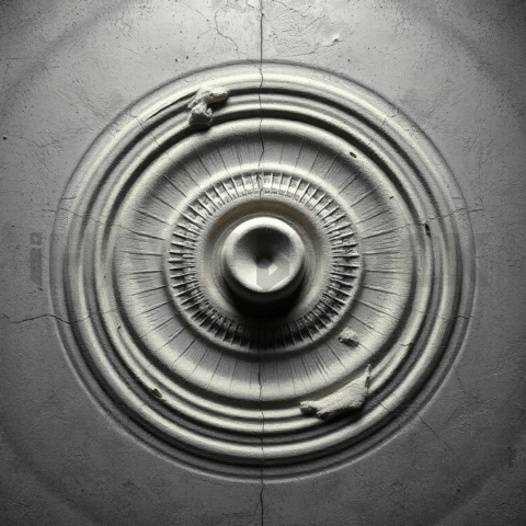 Raw Cement Ripple Displacement Background