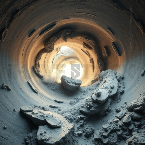 Raw Cement Wave Vortex Background