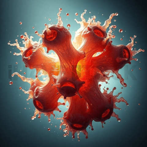 Resin Epoxy Deformation Cascade Background