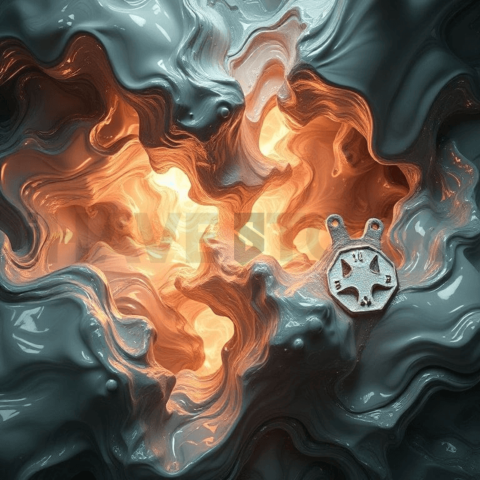 Resin Epoxy Abyssal Fold Background