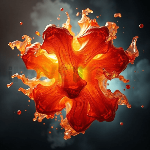 Resin Epoxy Heat Warp Background