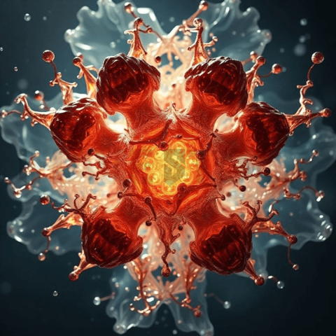 Resin Epoxy Lens Distortion Background