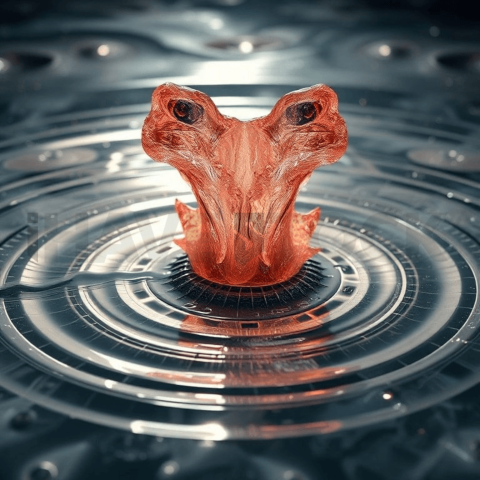 Resin Epoxy Ripple Displacement Background