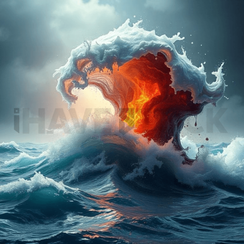 Resin Epoxy Wave Collapse Background