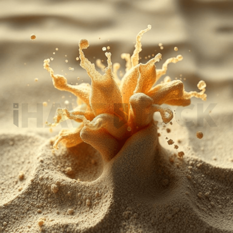 Sand Micrograin Compression Shatter Background