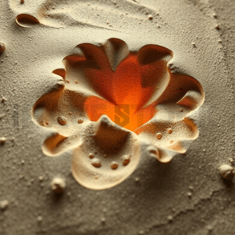 Sand Micrograin Abyssal Fold Background