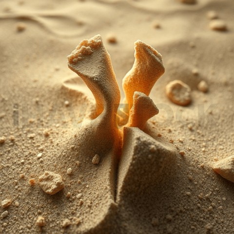 Sand Micrograin Angular Break Background