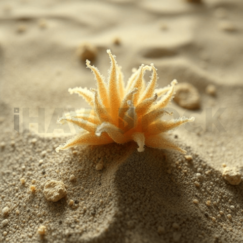 Sand Micrograin Lens Distortion Background