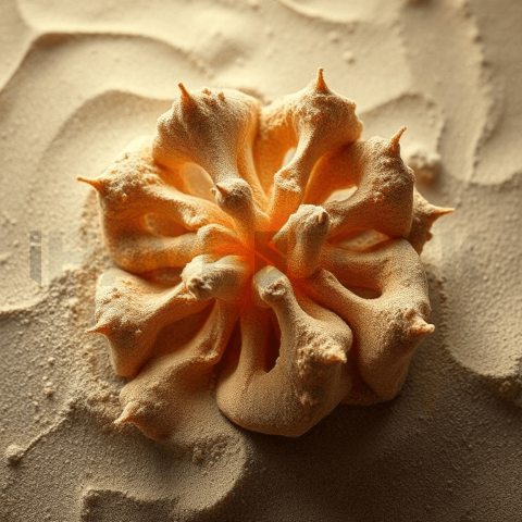 Sand Micrograin Radial Implosion Background