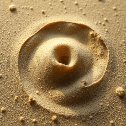 Sand Micrograin Stress Ripple Background