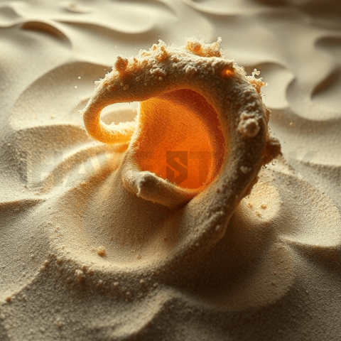 Sand Micrograin Vortex Collapse Background