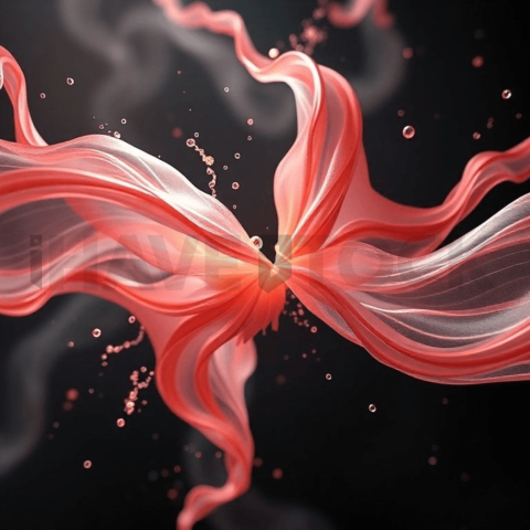 Silk Fiber Angular Break Background