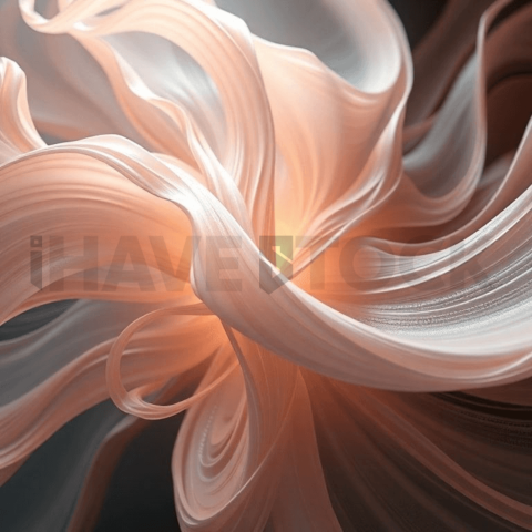 Silk Fiber Abyssal Fold Background