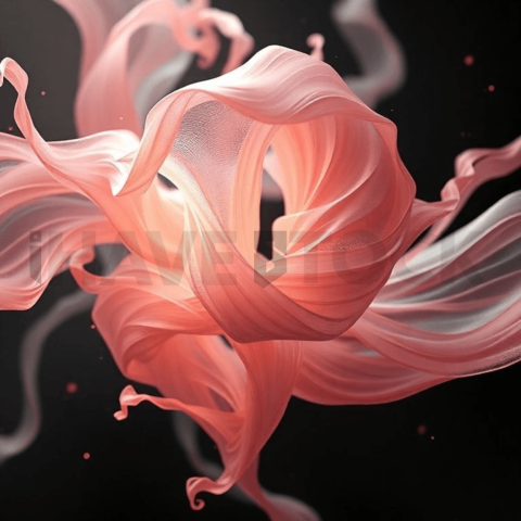 Silk Fiber Energy Twist Background