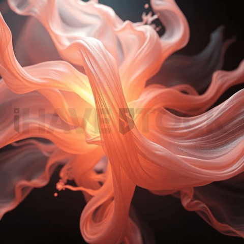 Silk Fiber Heat Warp Background