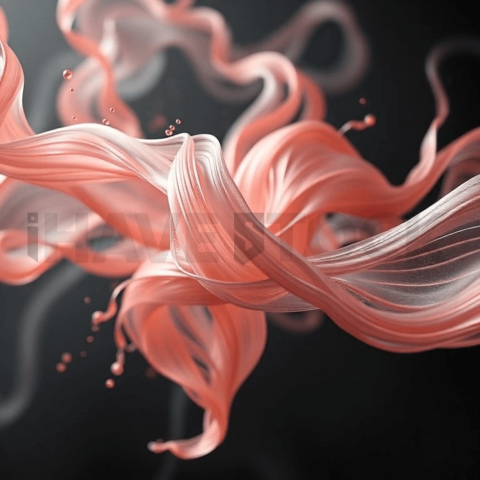 Silk Fiber Shear Tension Background