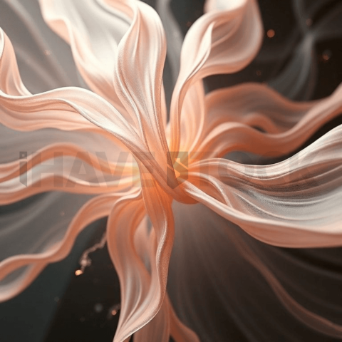 Silk Fiber Tension Tear Background