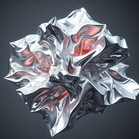 Soft Aluminum High Density Warp Background