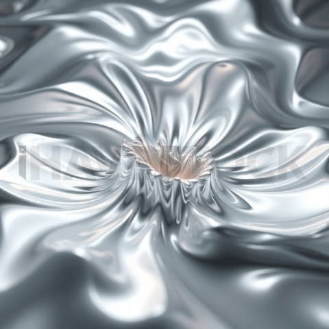 Soft Aluminum Ripple Displacement Background