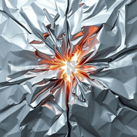 Soft Aluminum Tension Tear Background