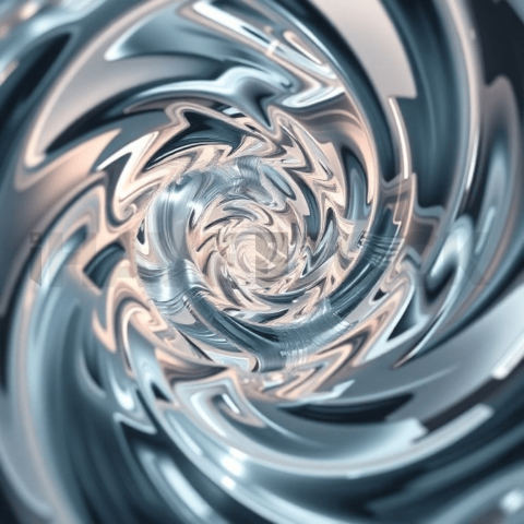 Soft Aluminum Spiral Displacement Background