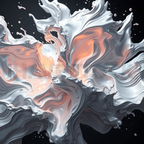 Soft Aluminum Turbulent Flow Background