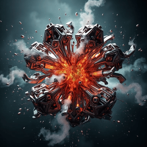 Titanium Alloy Deformation Cascade Background