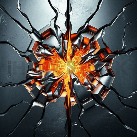 Titanium Alloy Tension Tear Background