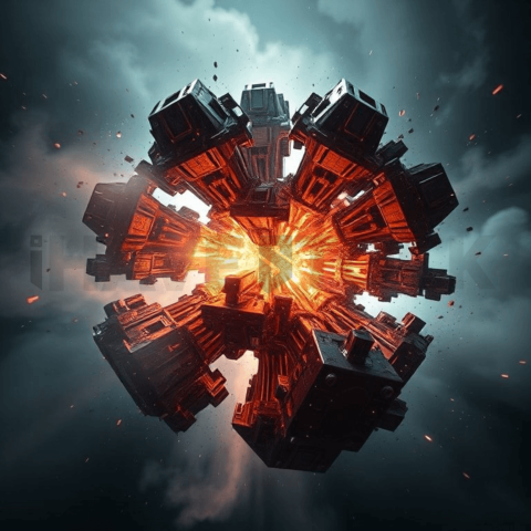 Titanium Alloy Vacuum Collapse Background