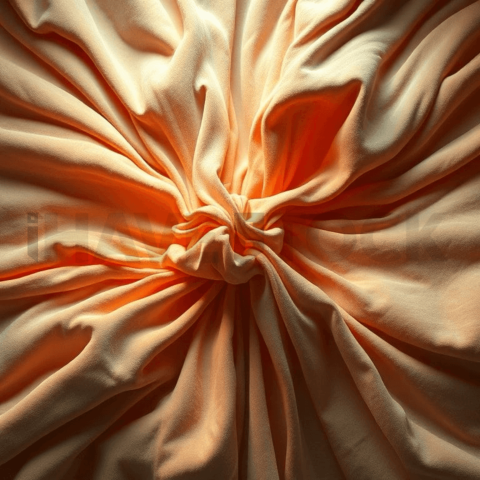 Velvet Fabric Deformation Cascade Background